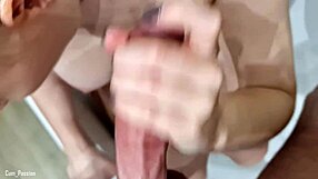 imagine my hand stroking him till he explodes all over these huge tits in the bathroom