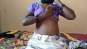 hey auntie why stuff vibrator deep in pussy on bed like that