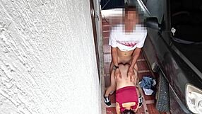 skinny 18yo trembling as stranger pounds her standing tight? 