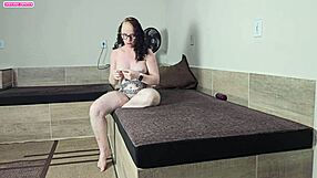 pregnant slut shows off online while cuck hubby preps to fuck her big tits