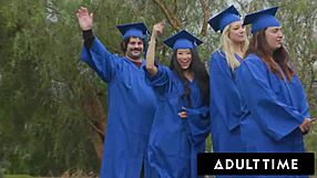 Innocent Alona Bloom's First Outdoor 3-Way Fuck with Lily Starfire!