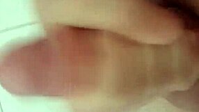 bisexual bathroom masturbation leads to explosive cumshot