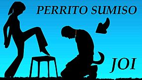 Spanish Mistress JOI Transforms You into Personal Dog Pet with Foot Commands