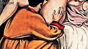 vintage erotic art captures timeless sensual beauty in antique style