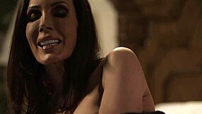 shay sights' big tits tease you while watching her deepthroat creampie porn