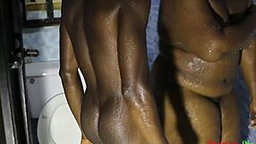 my bbw desi aunty joins me for bathroom sex during bath time