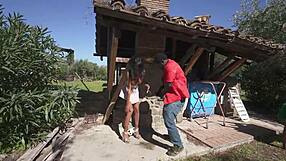 discover margot la profumosa's chained assfucking by big black cock creampie deepthroat swallow