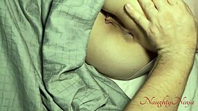 Curvy Brunette Step Mom in Dress Lets Me Sleep Beside Her Then Rides My Cock Cowgirl During Storm