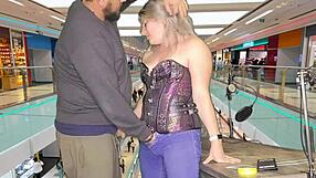 we fuck hard in public mall corset jeans ripped anal creampie squirting everyone watches homemade