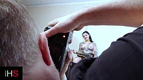 omg beautiful tattooed milf takes machine assfucking then real cock pounding 😍🍆🔥