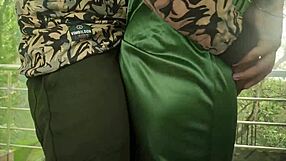 desi couple kisses softly and shares tender amateur moments