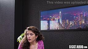 hot boss joins horny assistant to fuck victoria voxxx's big latina ass in taboo lesbian 3some fingering and licking