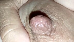 Brunette's tits pour fresh nipple latte