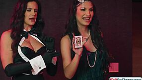 hey busty magician got that shemale's cock rock hard quick
