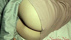 Curvy Brunette Step Mom in Dress Lets Me Sleep Beside Her Then Rides My Cock Cowgirl During Storm