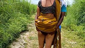 INDIAN WIFE BENT OVER FOR HARD ANAL DOGGY AT RANCH