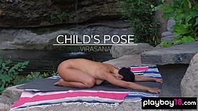 Watch naked milf yoga instructor daniella smith twist her flexible body.