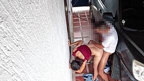 skinny 18yo trembling as stranger pounds her standing tight? 