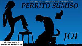 Spanish Mistress JOI Transforms You into Personal Dog Pet with Foot Commands