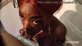 ebony deepthroats monster black cock slow motion