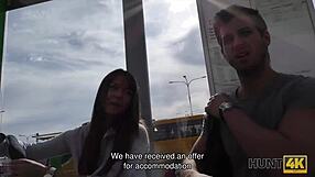 hunt4k guy tricks hot chick into cash fuck for lodging