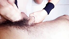 housewife gets dick spanked on face before deepthroat and big cock gaping