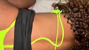 Brazilian Bikini Wife Bends for Husband's Friend's Cock in POV