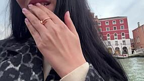 i bent over fucked random italian milf outdoors in venice skirt boots deepthroat cowgirl cum on tits