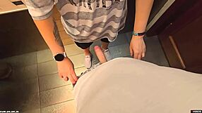 i let a stranger fill my panties again in the restaurant toilet.