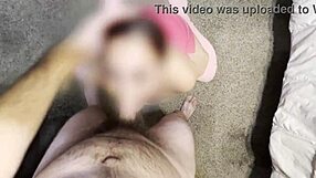 Step daddy pounds my big ass and natural tits in doggystyle frenzy!