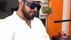 Can you believe this scared Peruvian milf turns total nympho slut in submissive casting?