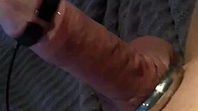 Vibrator Triggers Explosive Hands-Free Cumshot Gush Perfectly