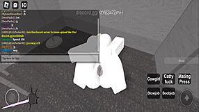 Roblox whore's dripping holes ache for cock, begging to get slammed deep and filled with hot cum