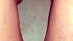 just caught this rando asian doing a nude bath with some teasing feet play by the pool