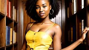 genesis day 1 god crafts ebony goddess in leather sauna handjob fantasy