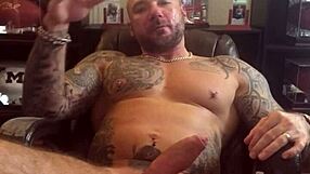 i light up my cigar while sporting this massive hard on craving action