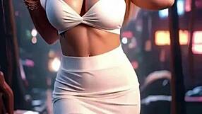 imagine perfect curvy hentai babe in sexy outfit jerk off with ai now