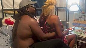 littyman and starburst argue mid scene real couple massage bloopers