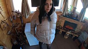 boss promotion interview hides dirty housewife roleplay and deepthroat cum