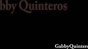 Cheating Latina Gabby Quinteros Caught Banging Lawn Guy Outdoors!