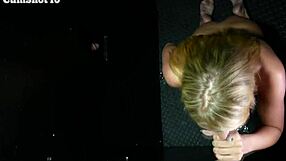 heading to cumshot eleven with rachel's tongue action