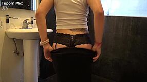 hey ms sailor showers masturbating her wet pussy with dildo toys