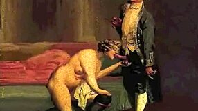 ever wondered what vintage erotic art hides in those antique frames?