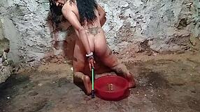 Teasing Anal Fun With A Pickle Up That Ass