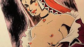 imagine stumbling upon this steamy vintage erotic scene that pulls you right in