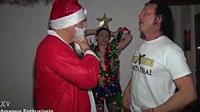 pigs get double anal and squirt orgy every christmas night