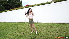 Shy petite Delilah Dagger takes on everybody hard in the bonkbus car fuck