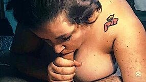 Chubby homemade bbw gives best tits boobs blowjob ever