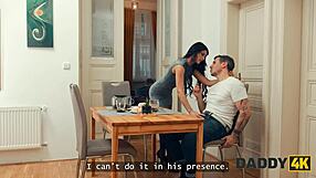 Hot GF Cheats Quietly with Daddy4K Daddy