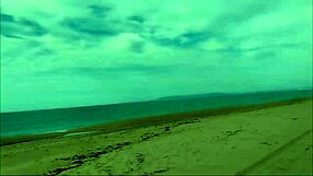 guy spills tons of milk across nude beach bodies